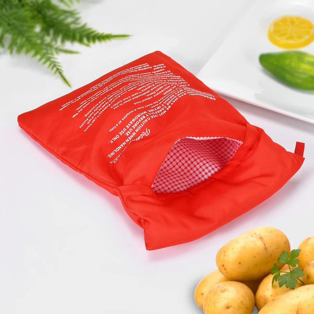 Set de 3 Bolsas para Cocinar Papas en Microondas Reutilizables