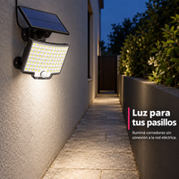 Reflector Solar 243 LED con Sensor de Movimiento ecoinnova