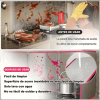 Protector Antisalpicaduras De Cocina De Acero Plegable - Muy Moderna Uruguay