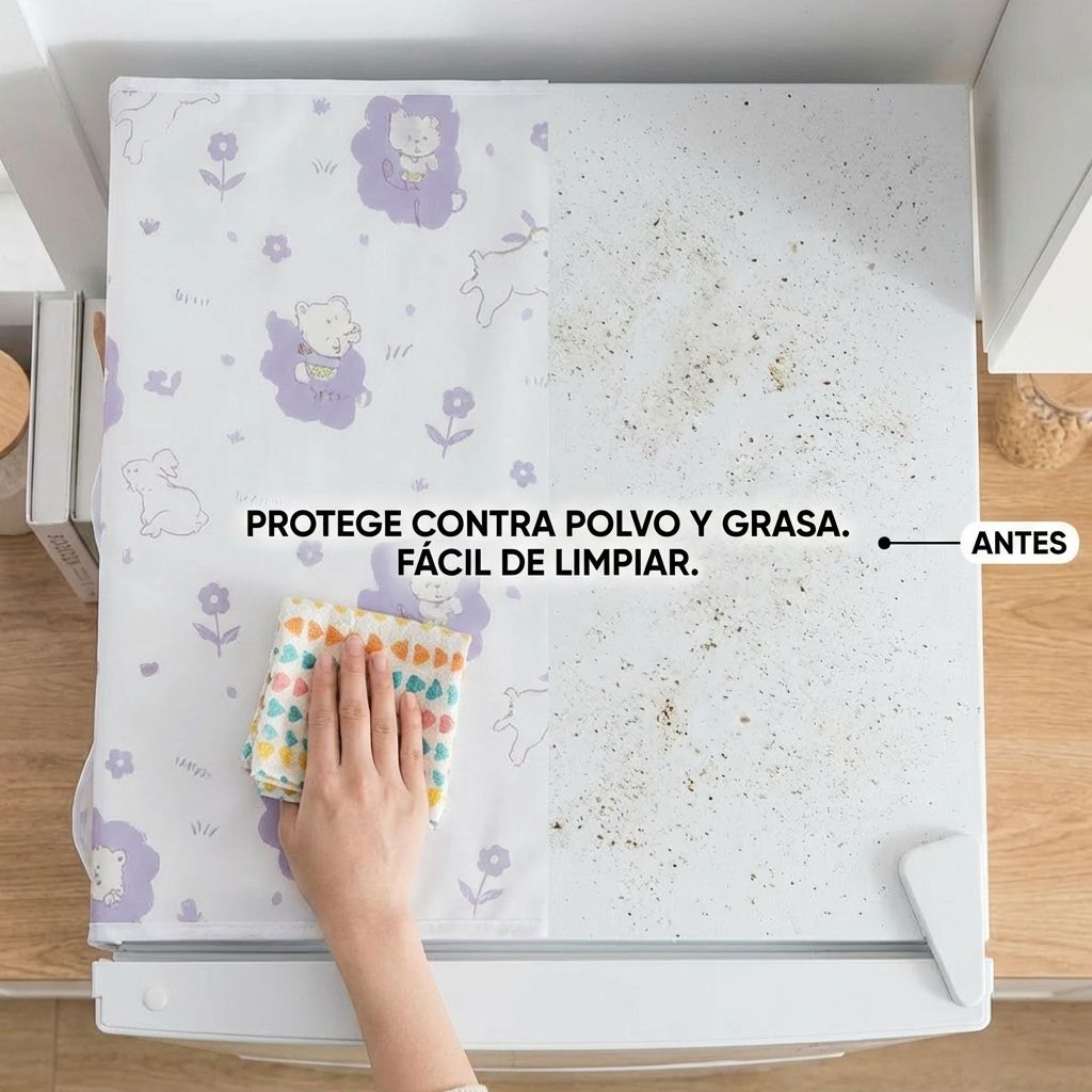 Funda Protectora Antipolvo Para Heladera - Muy Moderna Uruguay
