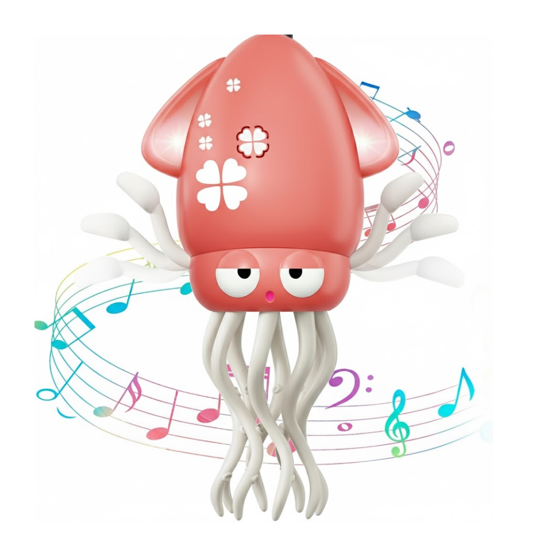 Pulpo Bailarín Eléctrico Recargable Juguete Musical Para Bebés