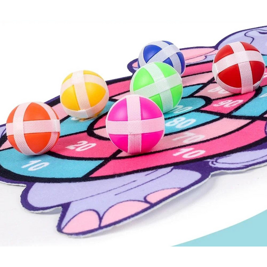 Tablero de Dardos con Pelotas Adhesivas