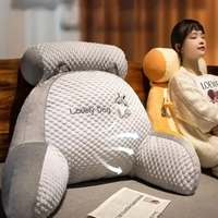 Almohadón Lumbar con Posabrazo para Cama, Silla y Sillón