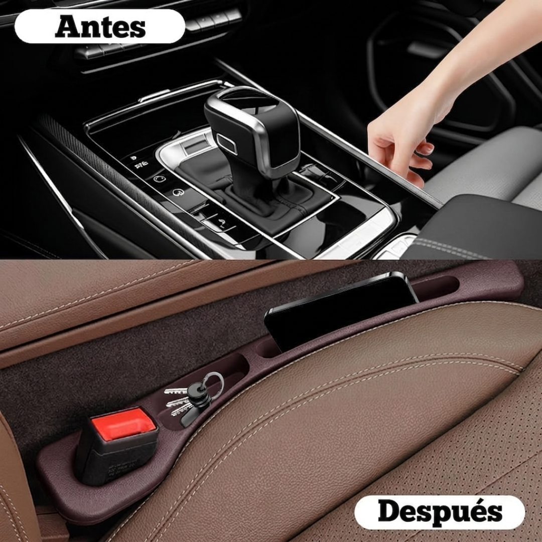 Relleno Espacio Asiento Auto Set X4 Organizador Lateral EVA