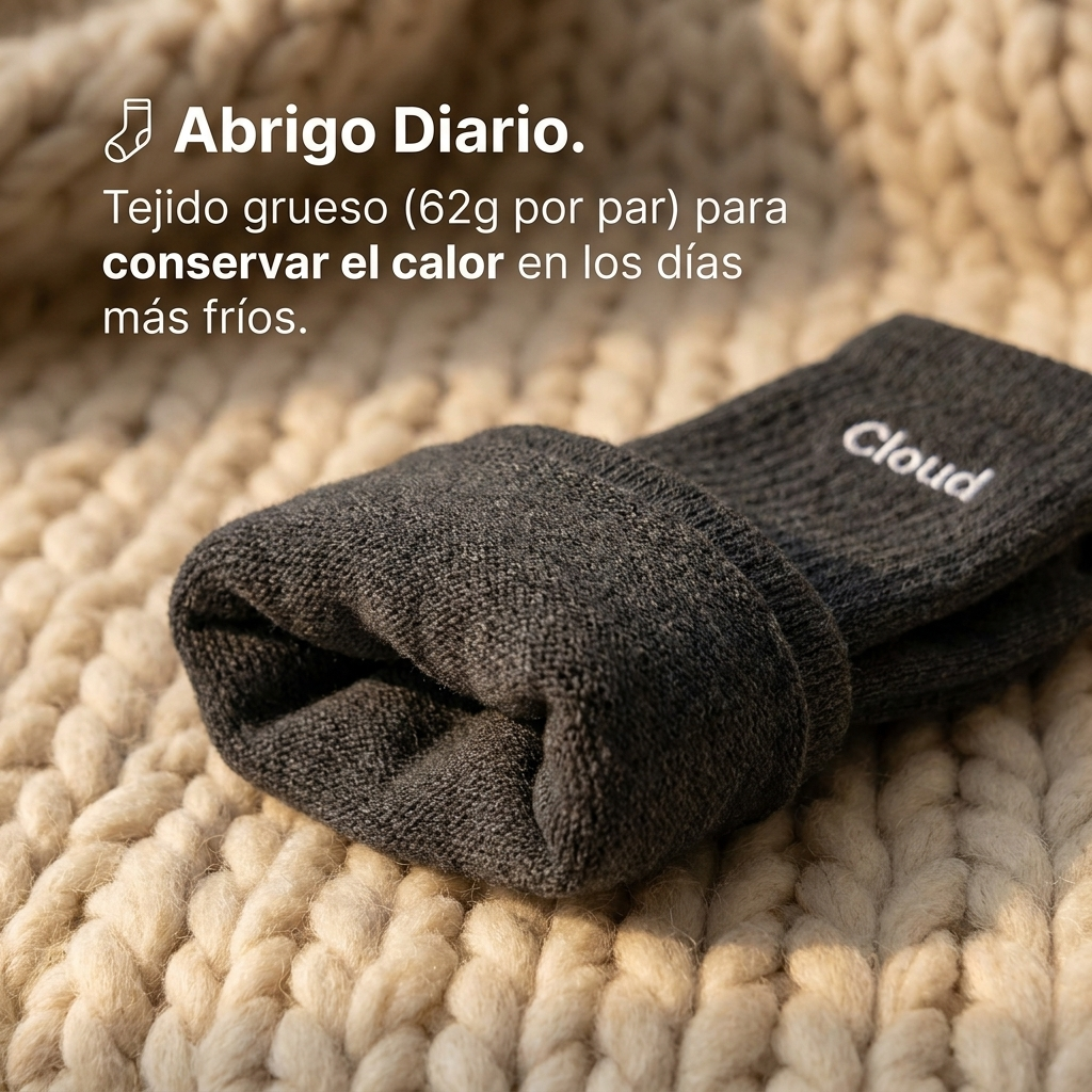 Medias Unisex 100% Algodón Premium X6 Pares CLOUD™