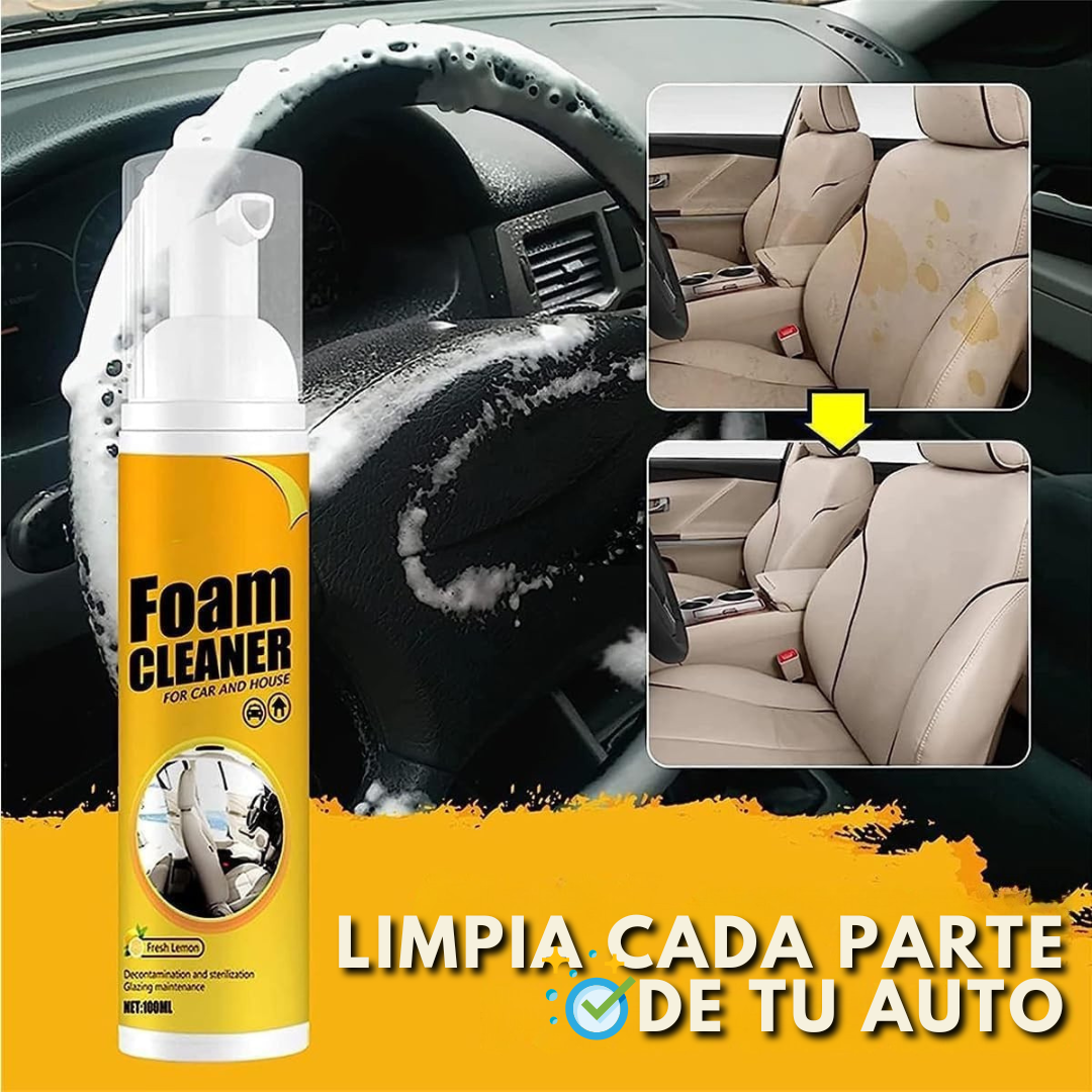 Limpiador en Seco Para Auto Espuma Multiuso 100ml