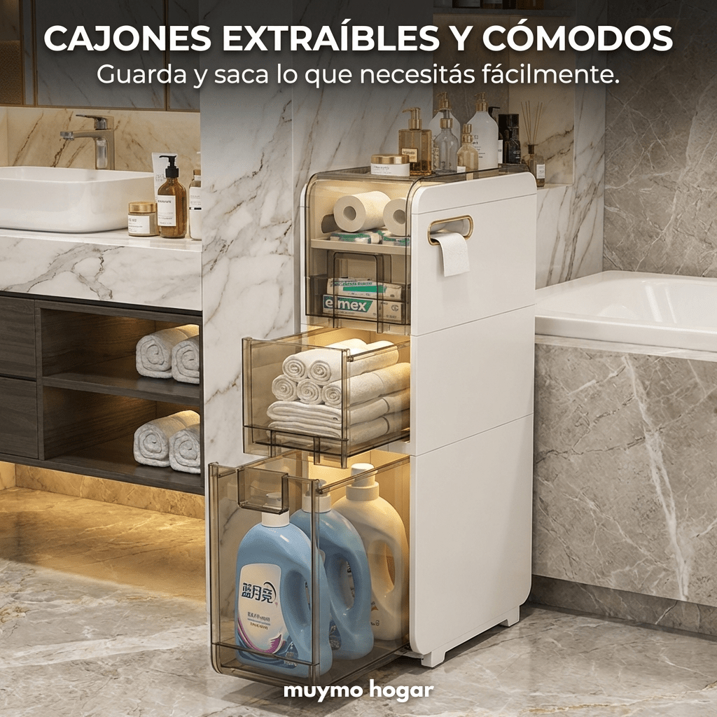 Carrito Organizador De Baño Para Espacios Reducidos - muymo hogar - Muy Moderna Uruguay