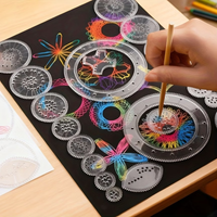 Kit Espirógrafo Completo: papel y lápices incluidos