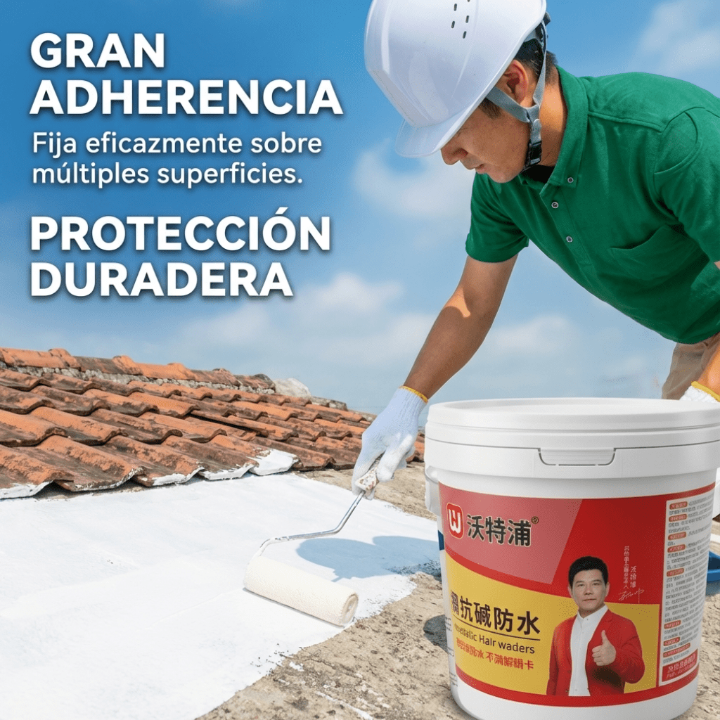 Impermeabilizante de Alta Elasticidad Para Techos Y Cemento 1L - Muy Moderna Uruguay