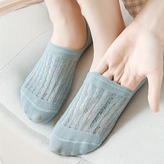 10 Pares De Soquetes Medias Invisibles De Algodón Para Mujer - Muy Moderna Uruguay