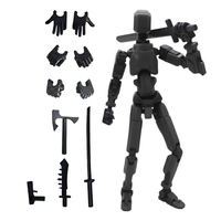 Figura Articulada Dummy 13 Impreso 3D + Armas