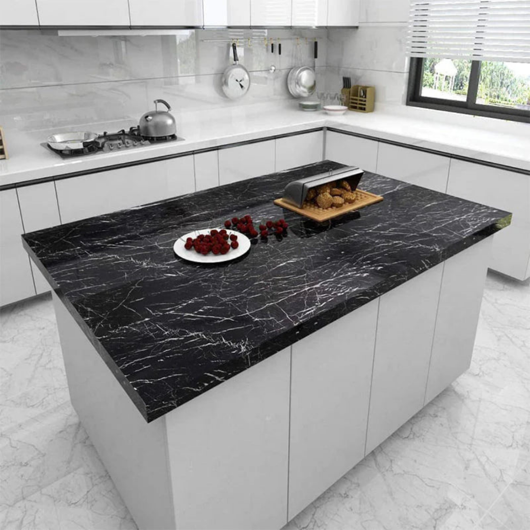 Papel Adhesivo Simil Marmol Impermeable 5mts