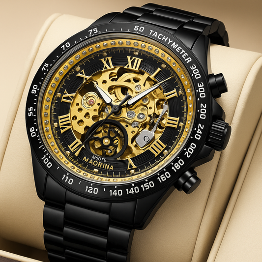 Reloj De Lujo Automático Mecánico Winner Para Hombre