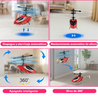 Helicóptero A Control Remoto XK919-X Aleación Con 2 Baterías