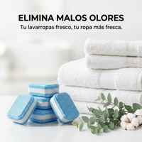 Tabletas Limpiadoras para Lavadora x30 Concentradas
