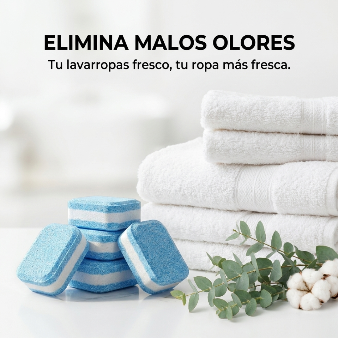 Tabletas Limpiadoras para Lavadora x30 Concentradas