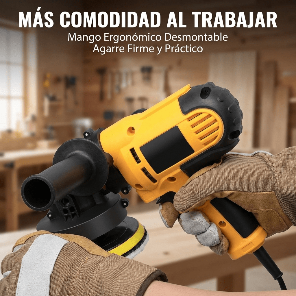 Pulidora y Lijadora 700w Para Madera Hormigón y Encerado Auto - Muy Moderna Uruguay