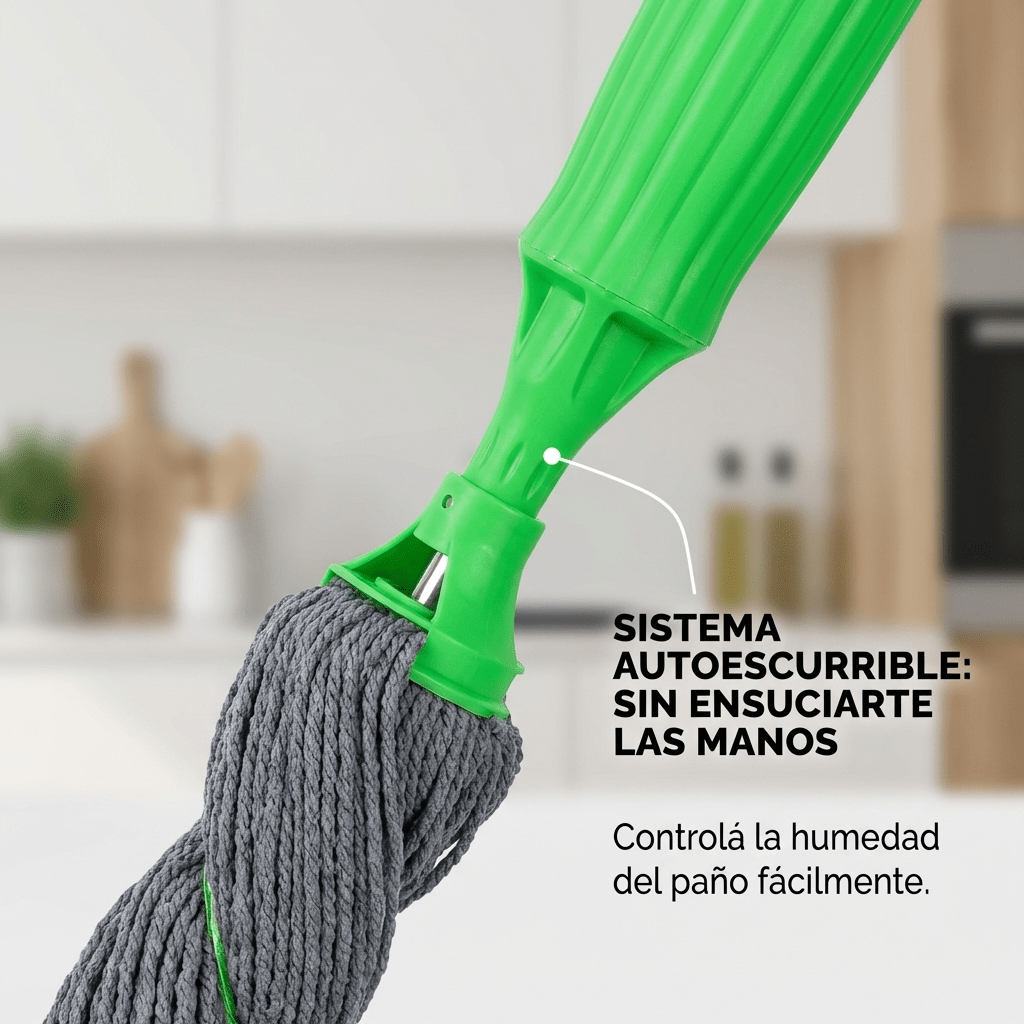 Trapeador 2 En 1 Super Absorbente - Muy Moderna Uruguay