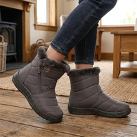Botas Impermeables de Invierno Interior de Corderito