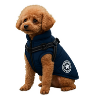 Abrigo para Perros Impermeable Chaleco con Arnés Reflectivo