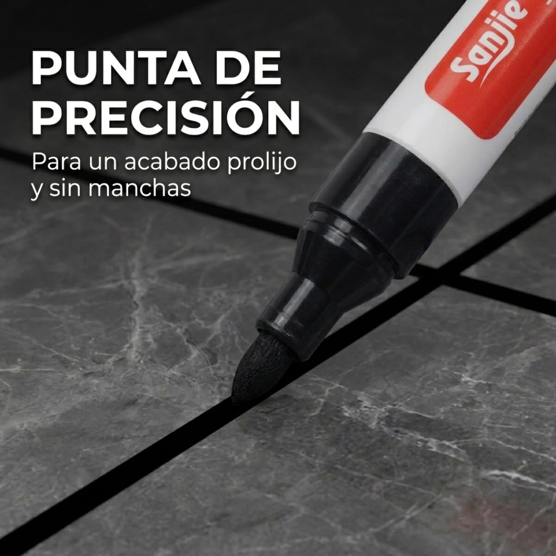 Lápiz Corrector Juntas Azulejos Piso Impermeable Restaurador