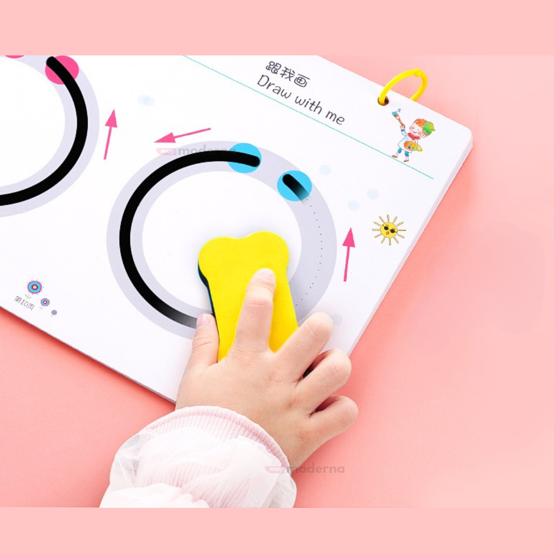 Libro Montessori De Escritura Y Dibujo 64 Páginas