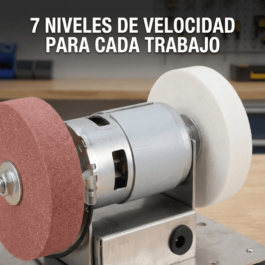Kit Completo Afilador Eléctrico Amoladora De Banco - Muy Moderna Uruguay