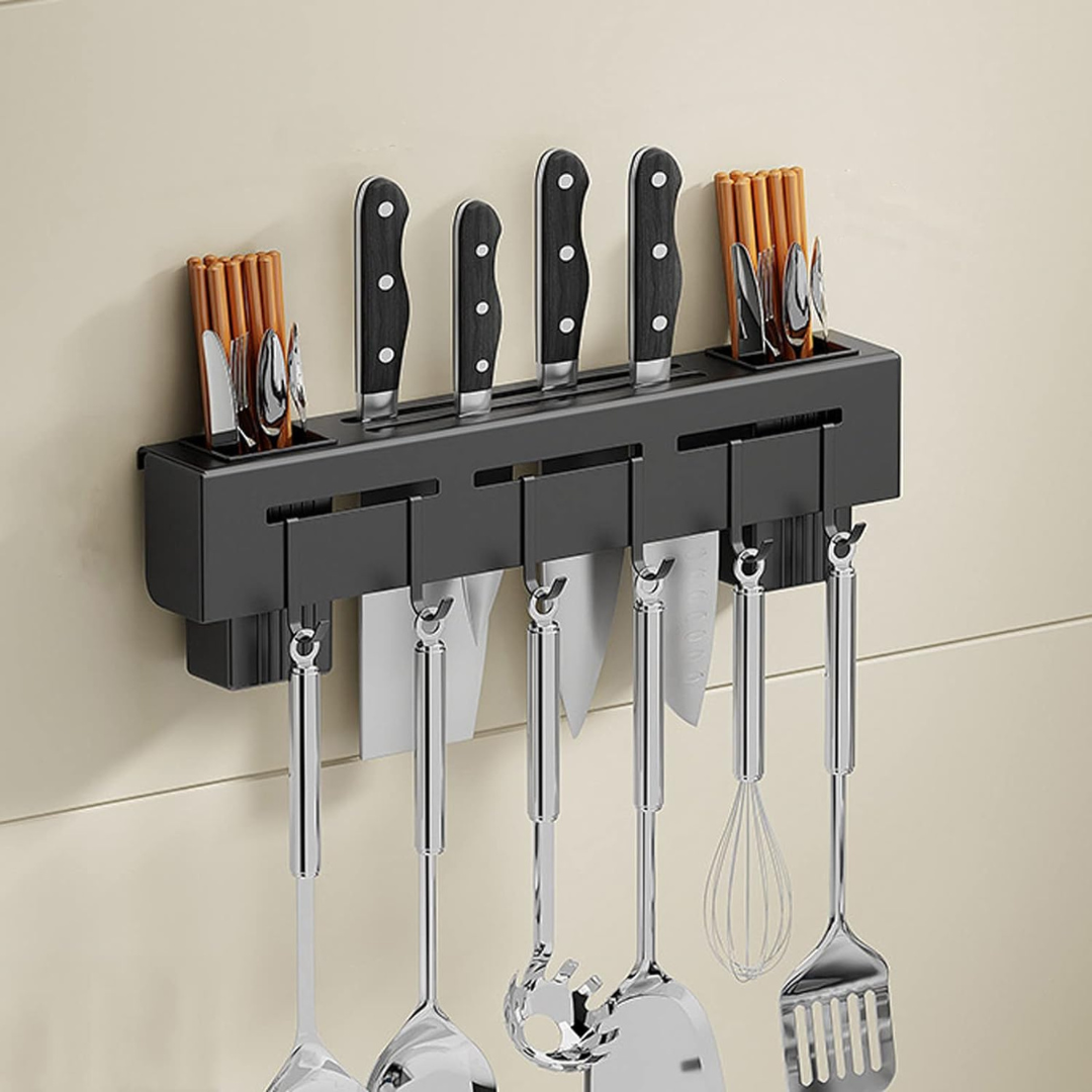 Soporte de Cocina Multifuncional para Cuchillos y Utensillos