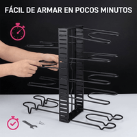 Organizador de Ollas y Sartenes 8 Niveles Ajustable - Muy Moderna Uruguay