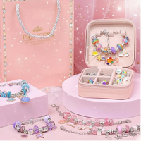 Kit Completo para Crear Pulseras Metálicas con Dijes y Cuentas