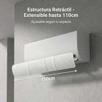 Deflector Retráctil Aire Acondicionado Extensible