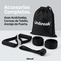 Set Bandas De Resistencia Con Asas Fitness Unbreak - Muy Moderna Uruguay