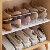 Organizador De Zapatos Individual Plástico Set 6 Unidades