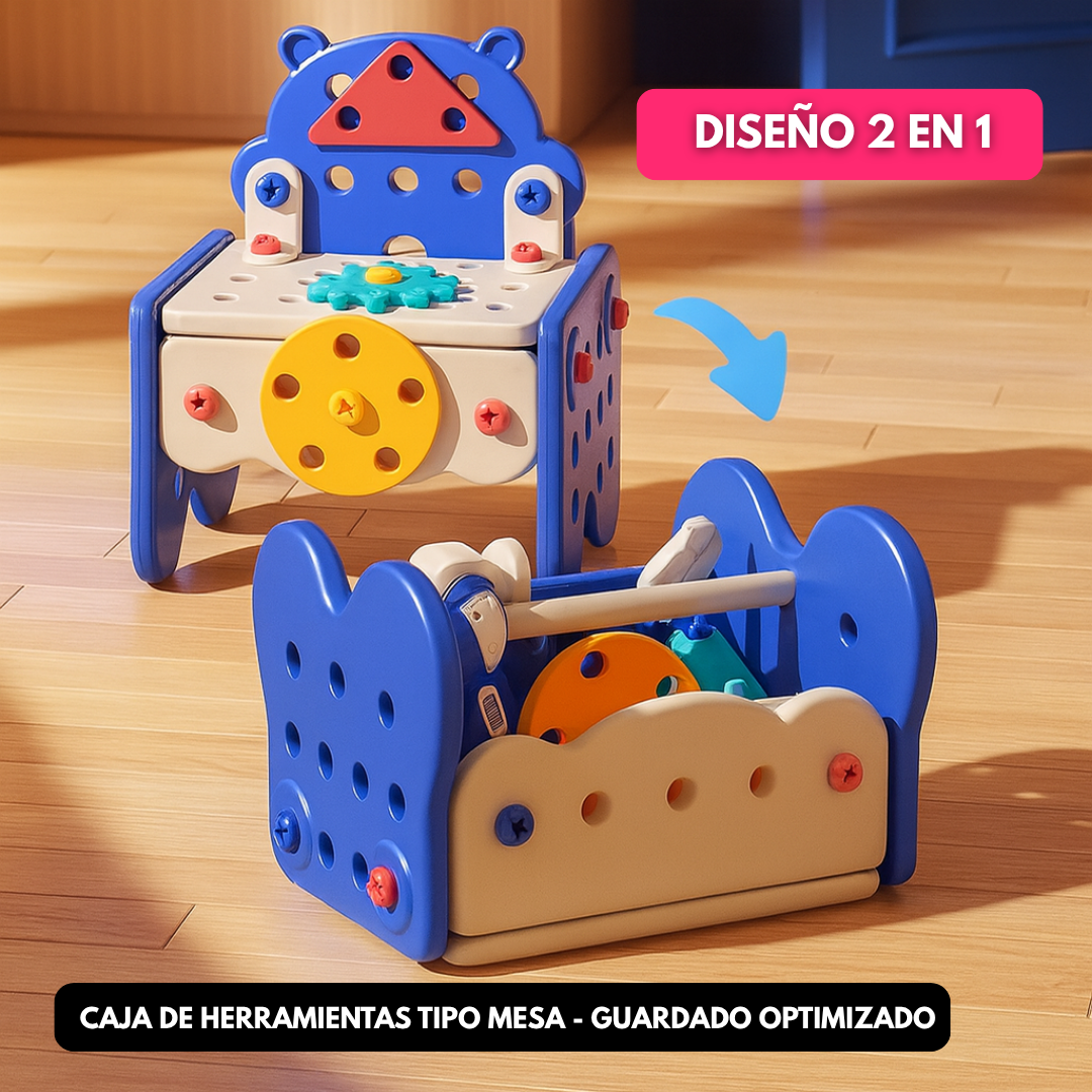 Set Herramientas Juguete Infantil 152 Piezas Con Taladro Y Caja