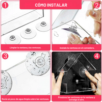Comedero para Pájaros de Ventana con Ventosa