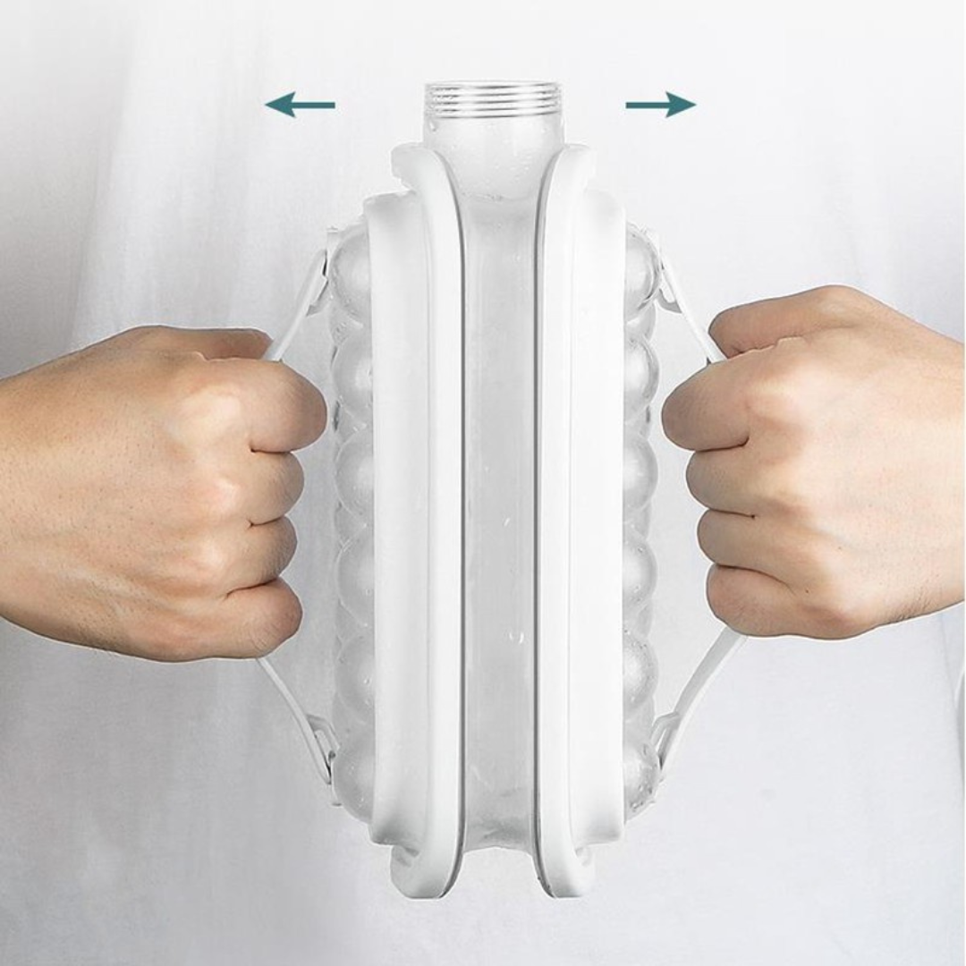 Botella para Crear Bolas de Hielo Plegable