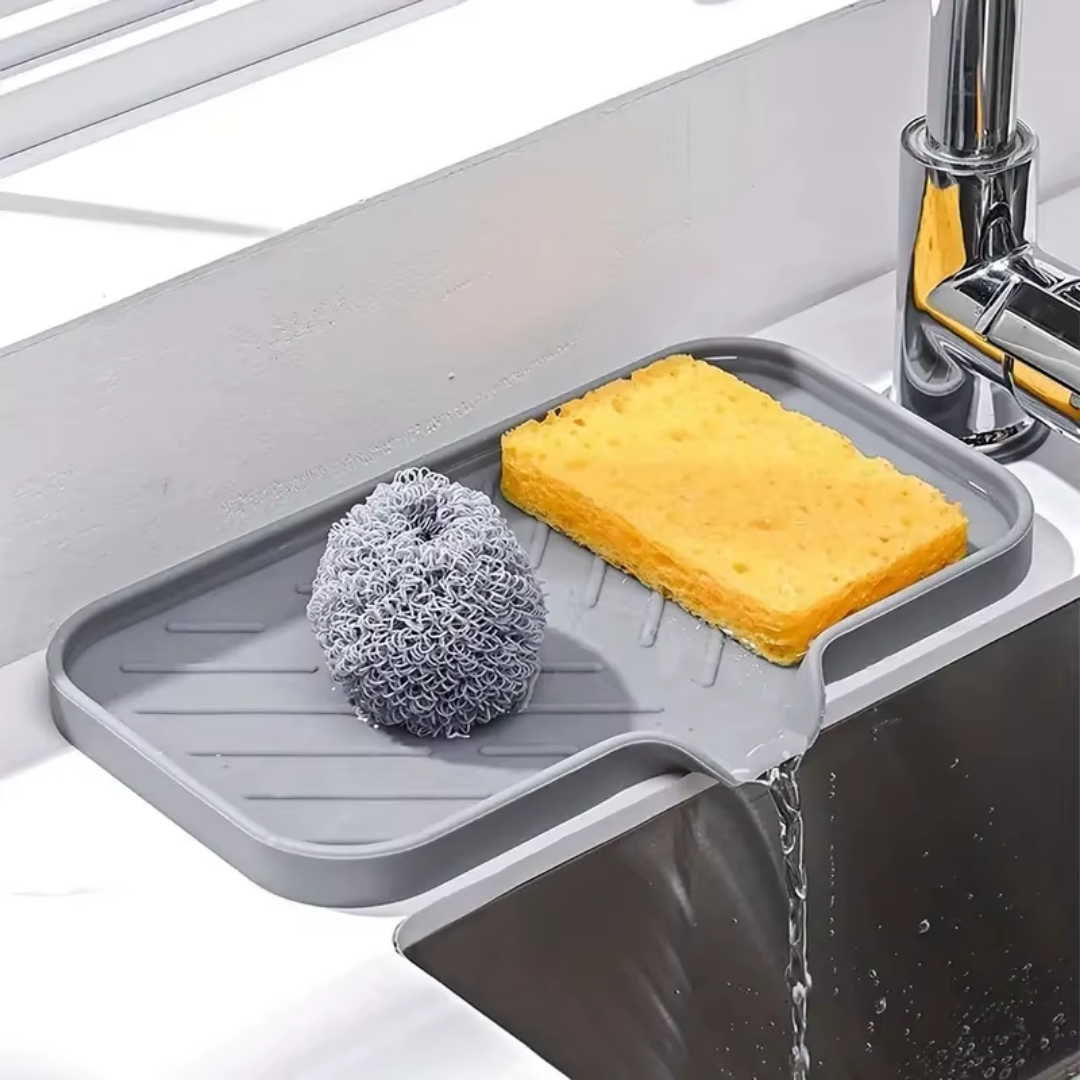 Bandeja de Silicona para Esponjas con Drenaje