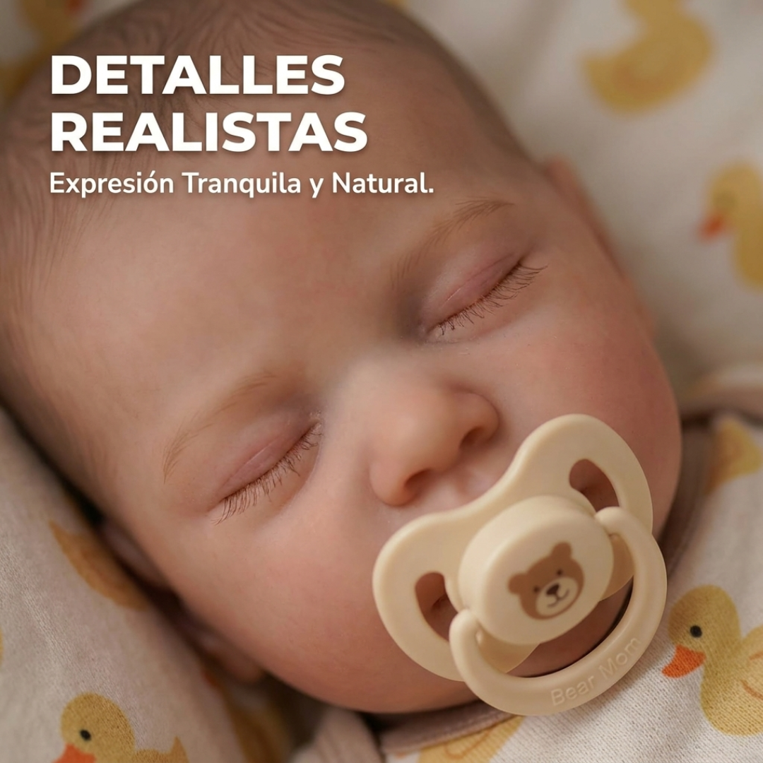 Muñeca Bebé Reborn Realista 45cm Vinilo Suave Recién Nacido