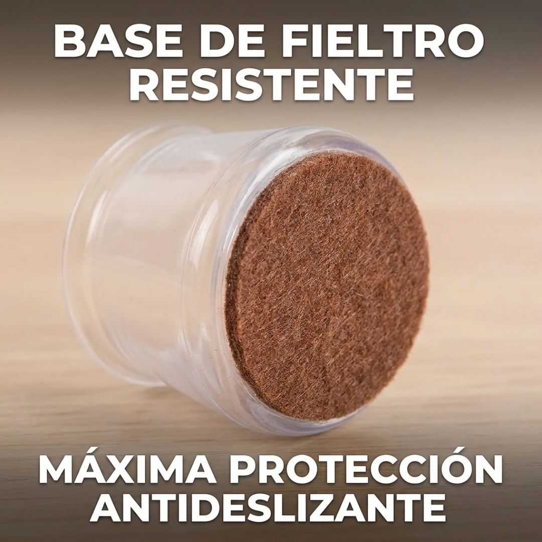 Set x24 Protectores de Silicona para Muebles