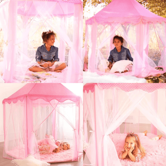 Carpa Castillo de Princesa Fácil de Montar para Niños - Muy Moderna Uruguay