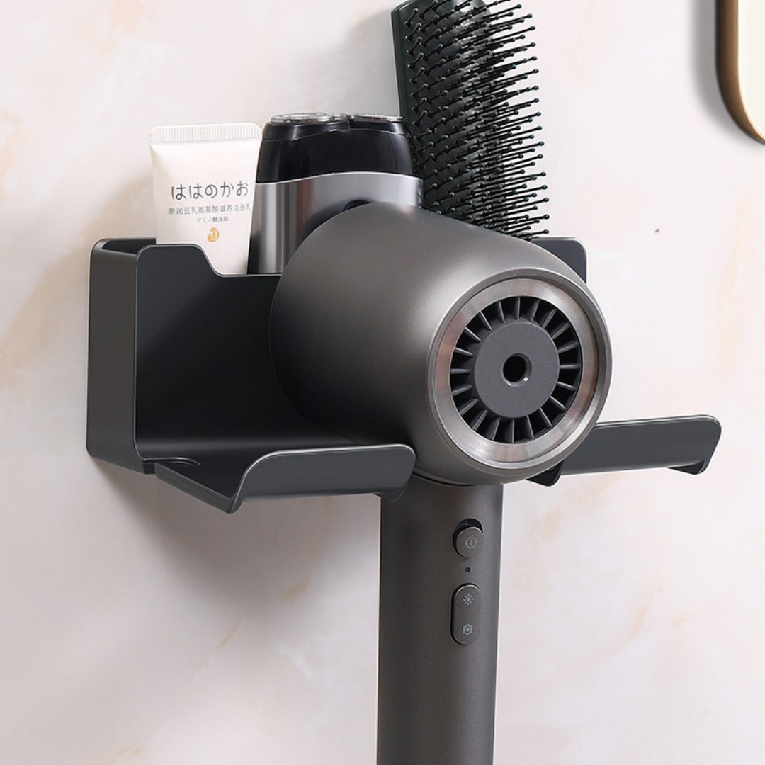 Soporte De Baño Multifuncion para Secador de Pelo