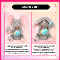 Peluche Elefante Interactivo Musical Con Movimiento Y Canciones