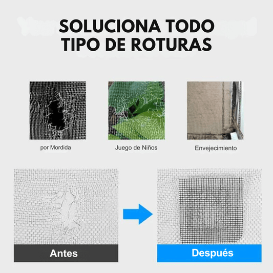 Cinta Tramada Para Reparar Mosquiteros 2 Metros - Muy Moderna Uruguay