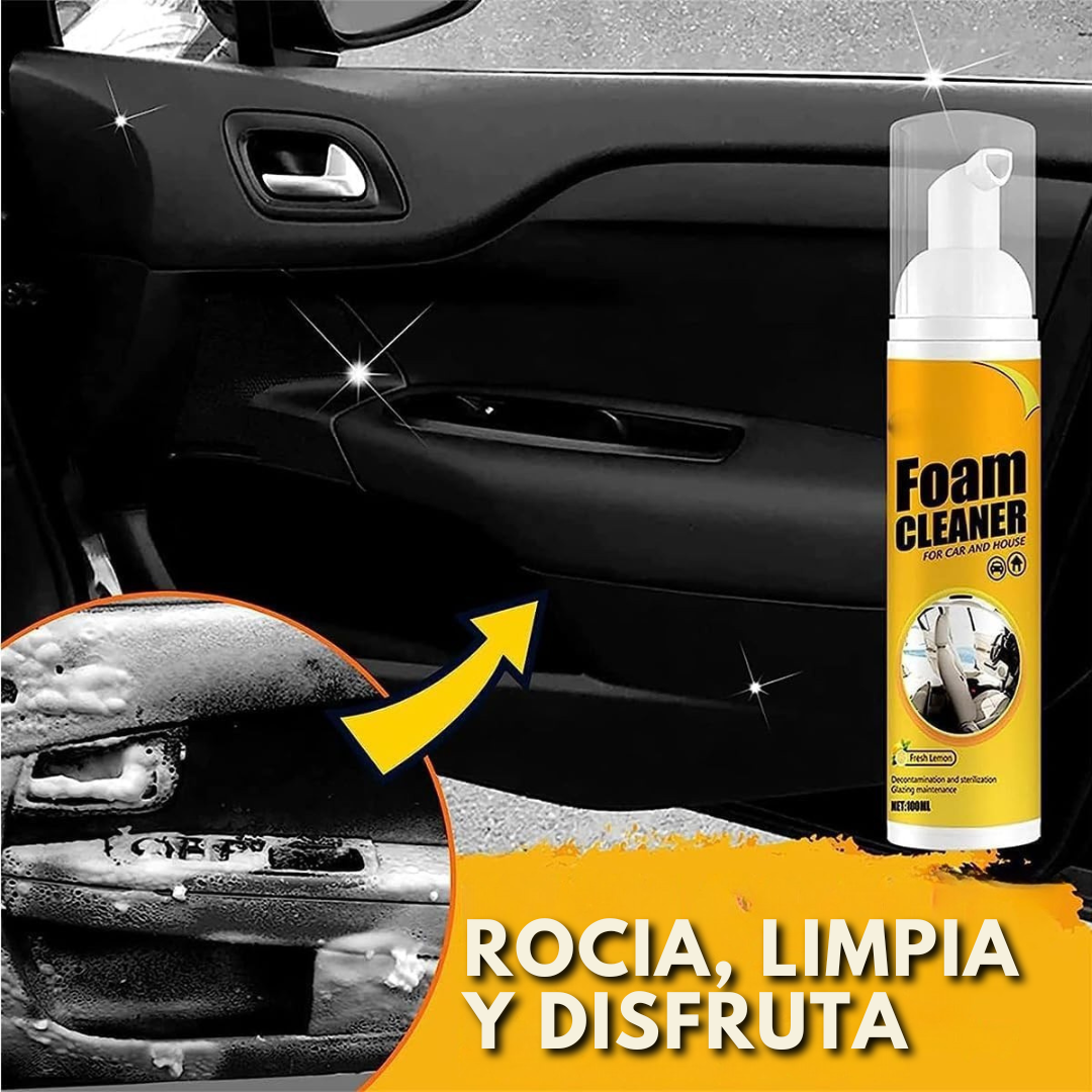 Limpiador en Seco Para Auto Espuma Multiuso 100ml