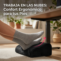 Reposapiés Ergonómico Espuma Memory Escritorio Oficina Suave