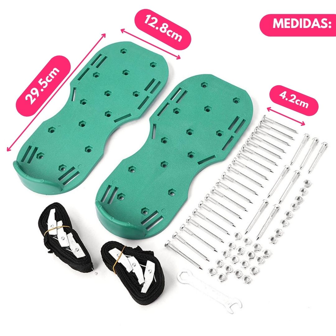 Zapatos con Clavos para Airear Cesped