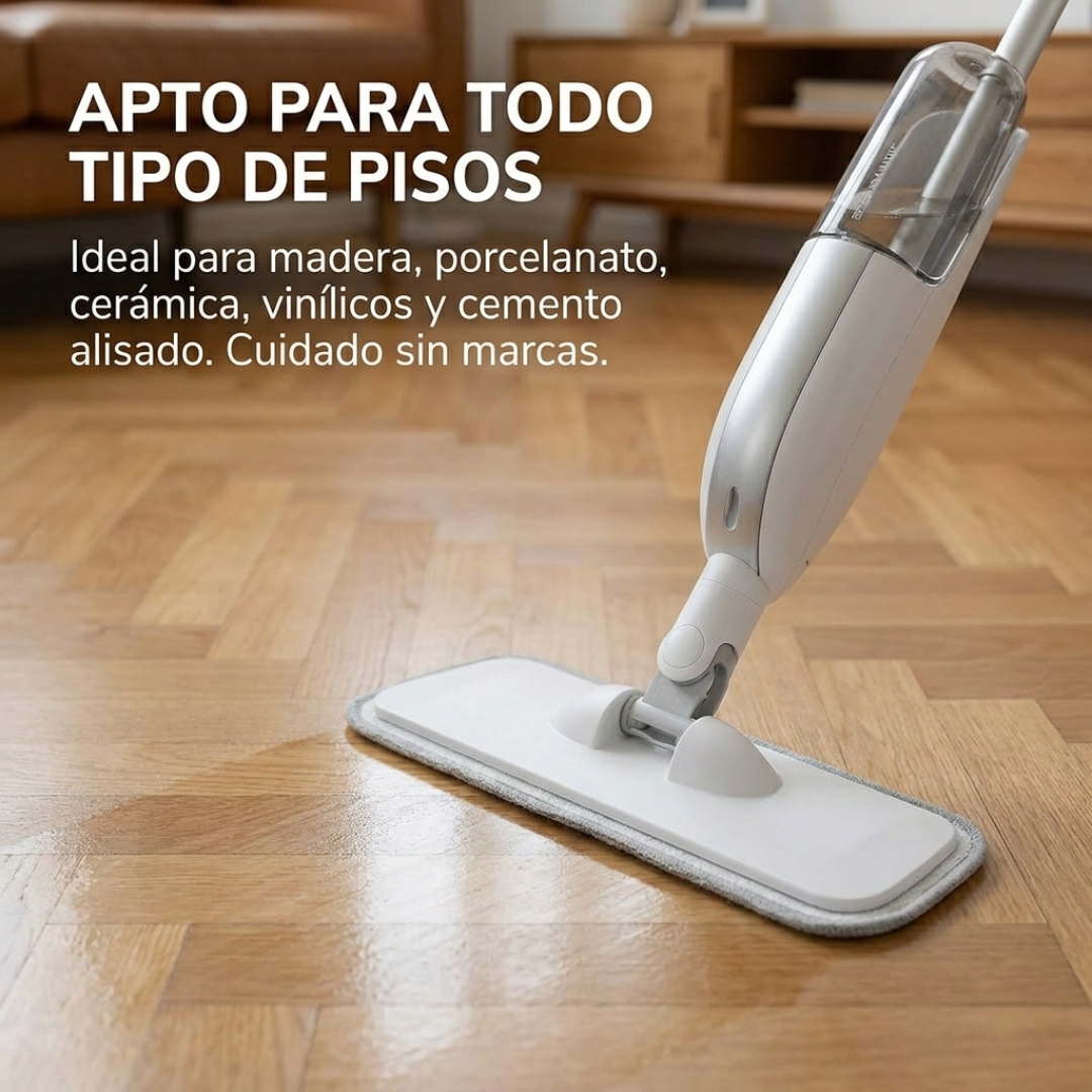 Mopa Limpiador 2 en 1 con Difusor Spray