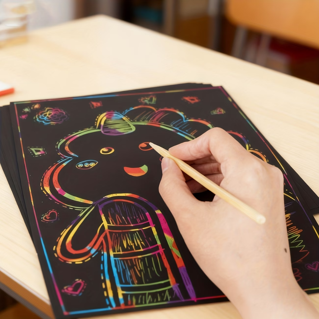 Kit Espirógrafo Completo: papel y lápices incluidos