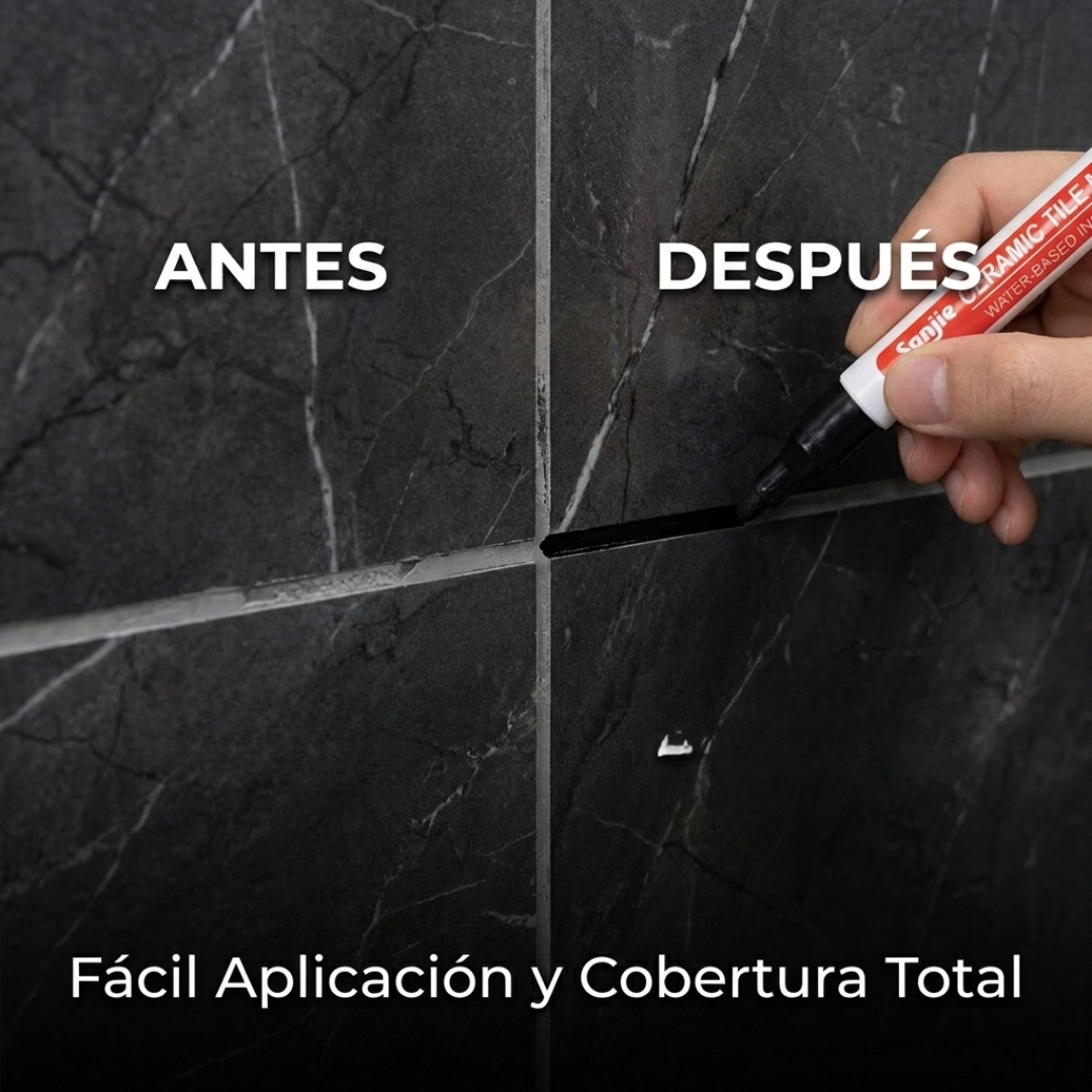 Lápiz Corrector Juntas Azulejos Piso Impermeable Restaurador