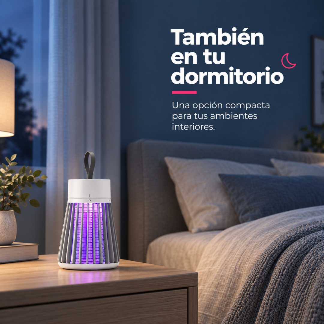 Mata Mosquitos Eléctrico Recargable USB UV para Interior